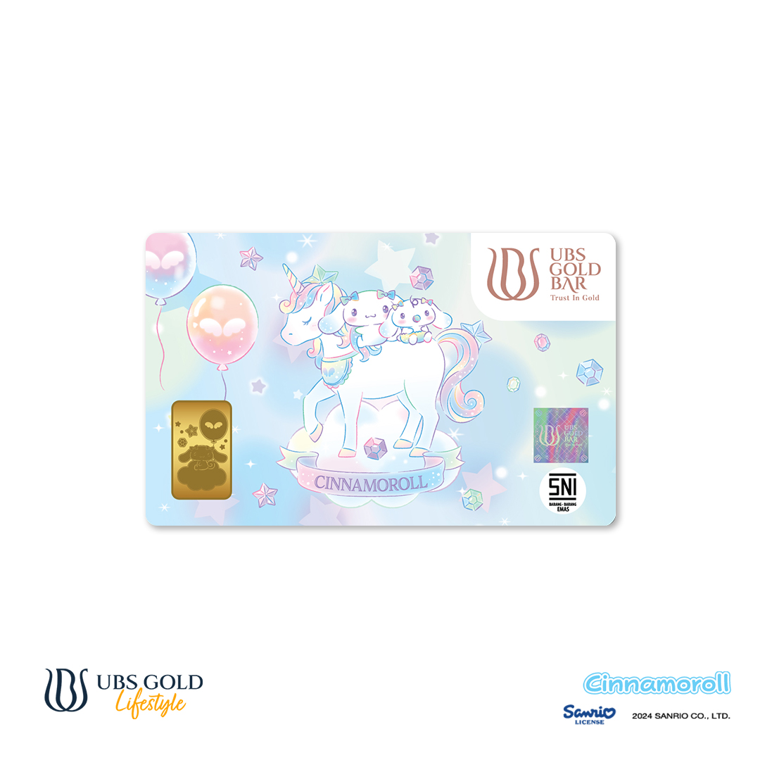 UBS Gold Logam Mulia Sanrio Cinnamoroll 2 Gr