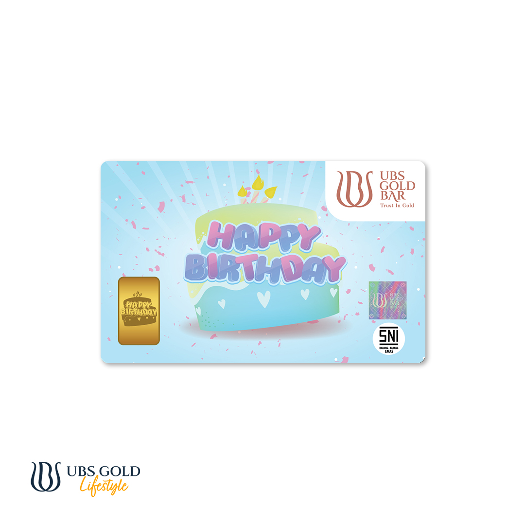 UBS Gold Logam Mulia Happy Birthday 2 Gr