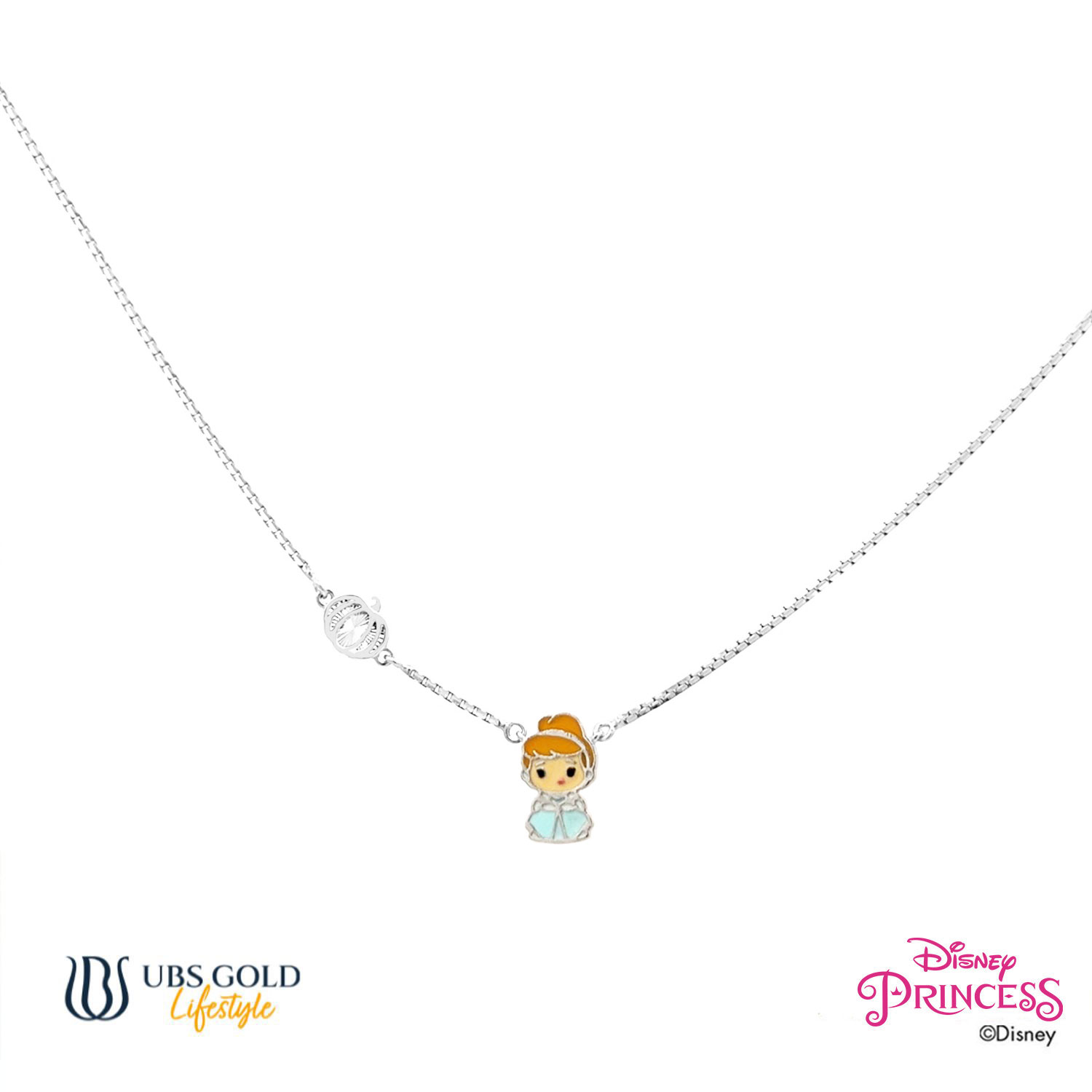 UBS Gold Kalung Emas Anak Disney Princess Cinderella - Kky0495 - 17K