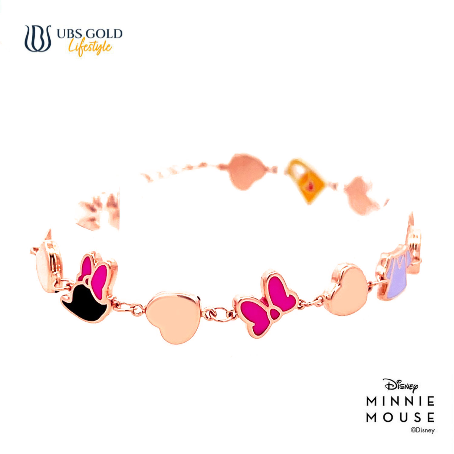 UBS Gold Gelang Emas Anak Disney Minnie Mouse - Agy0002 - 17K