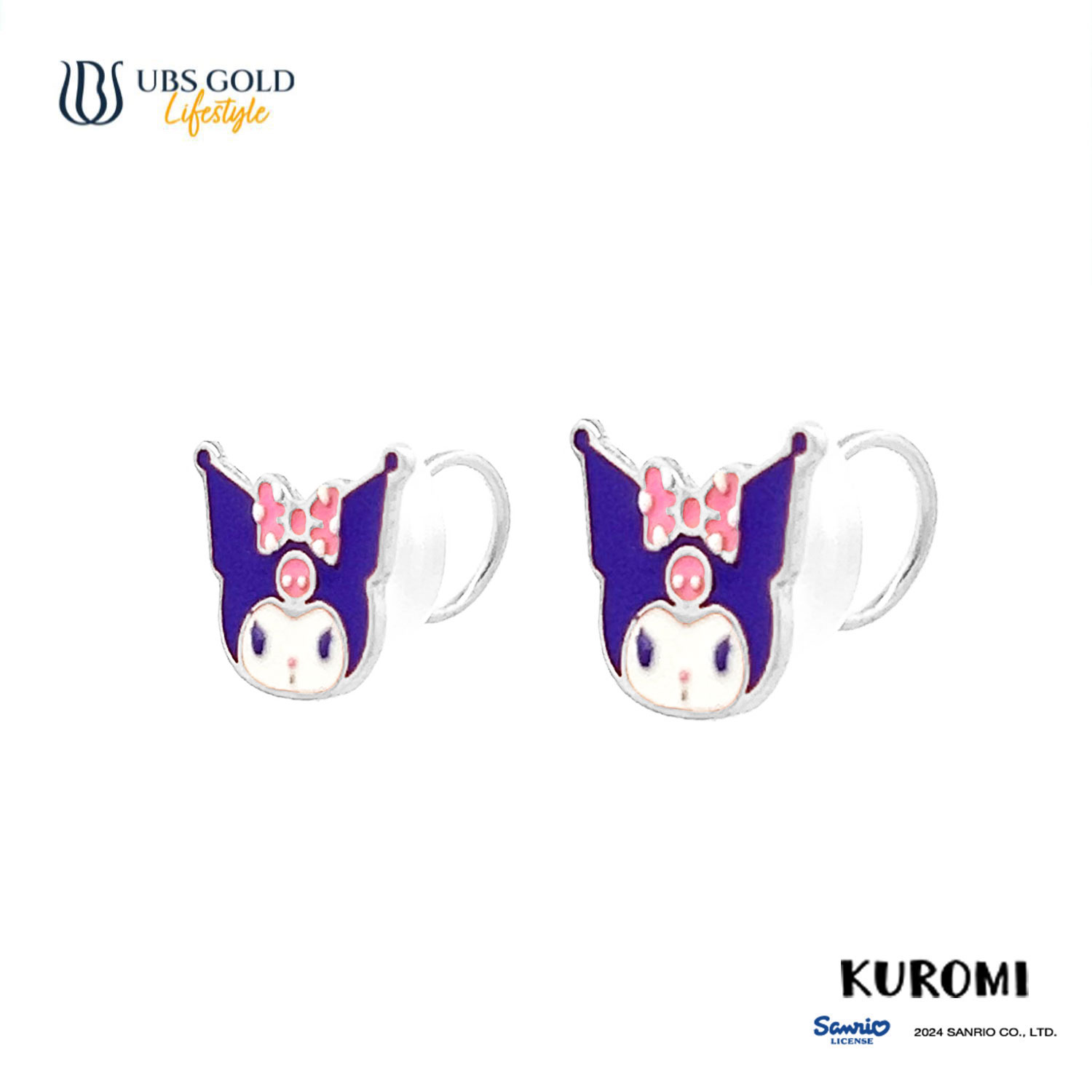 UBS Gold Anting Emas Anak Sanrio Kuromi - Awz0009 - 17K