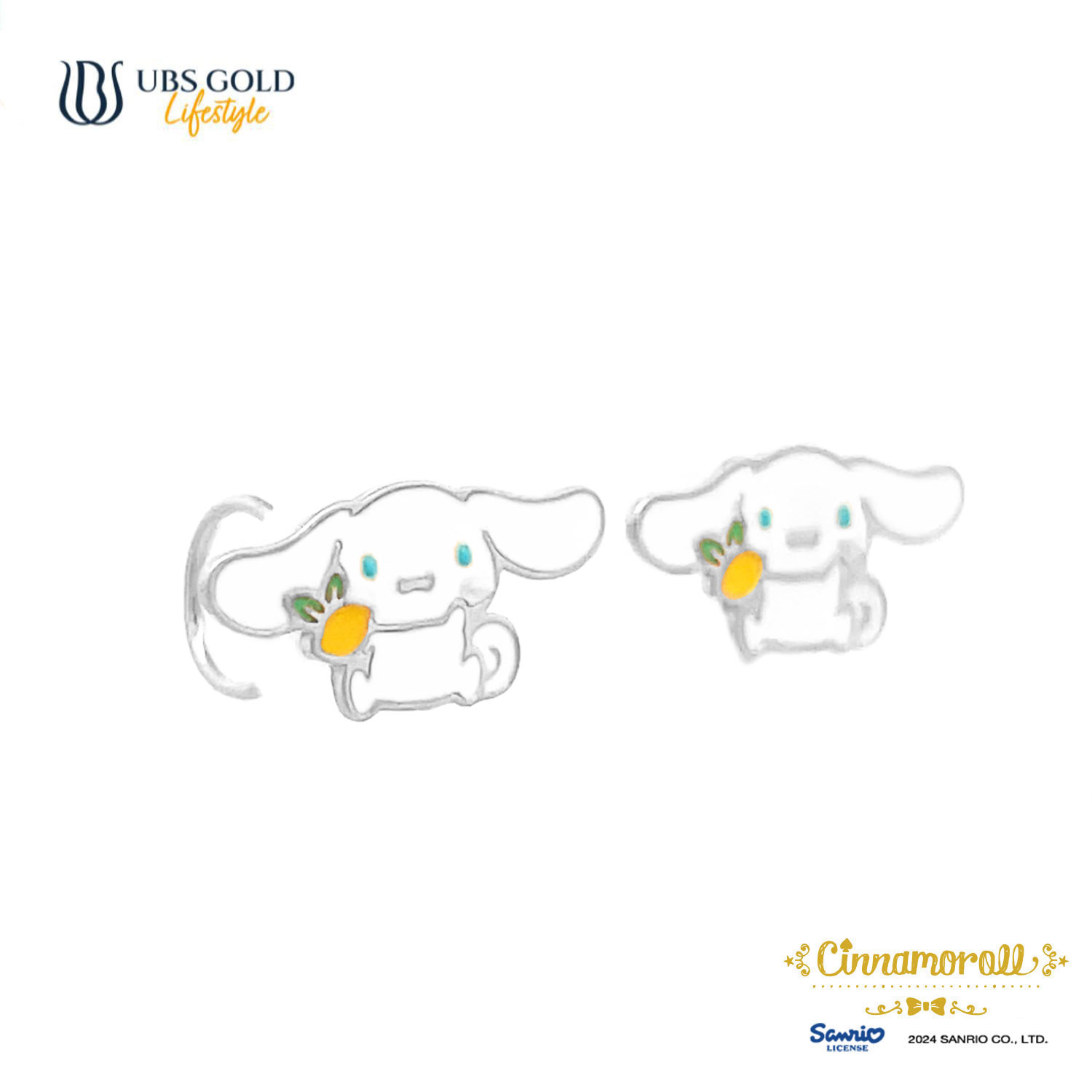 UBS Gold Anting Emas Anak Sanrio Cinnamoroll - Awz0010 - 17K