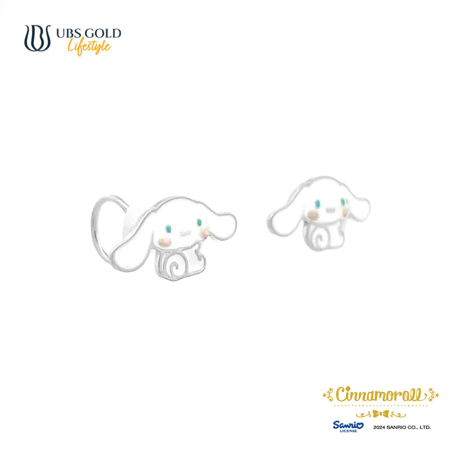 UBS Gold Anting Emas Anak Sanrio Cinnamoroll - Awz0012 - 17K