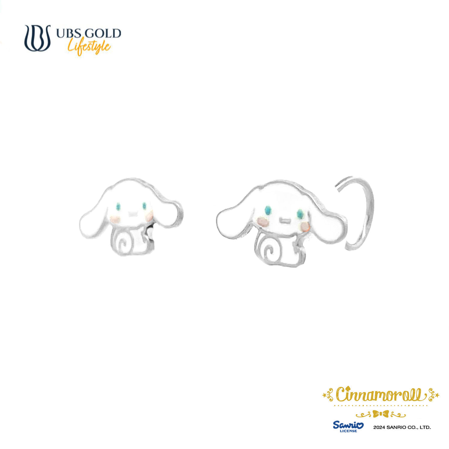 UBS Gold Anting Emas Anak Sanrio Cinnamoroll - Awz0012 - 17K