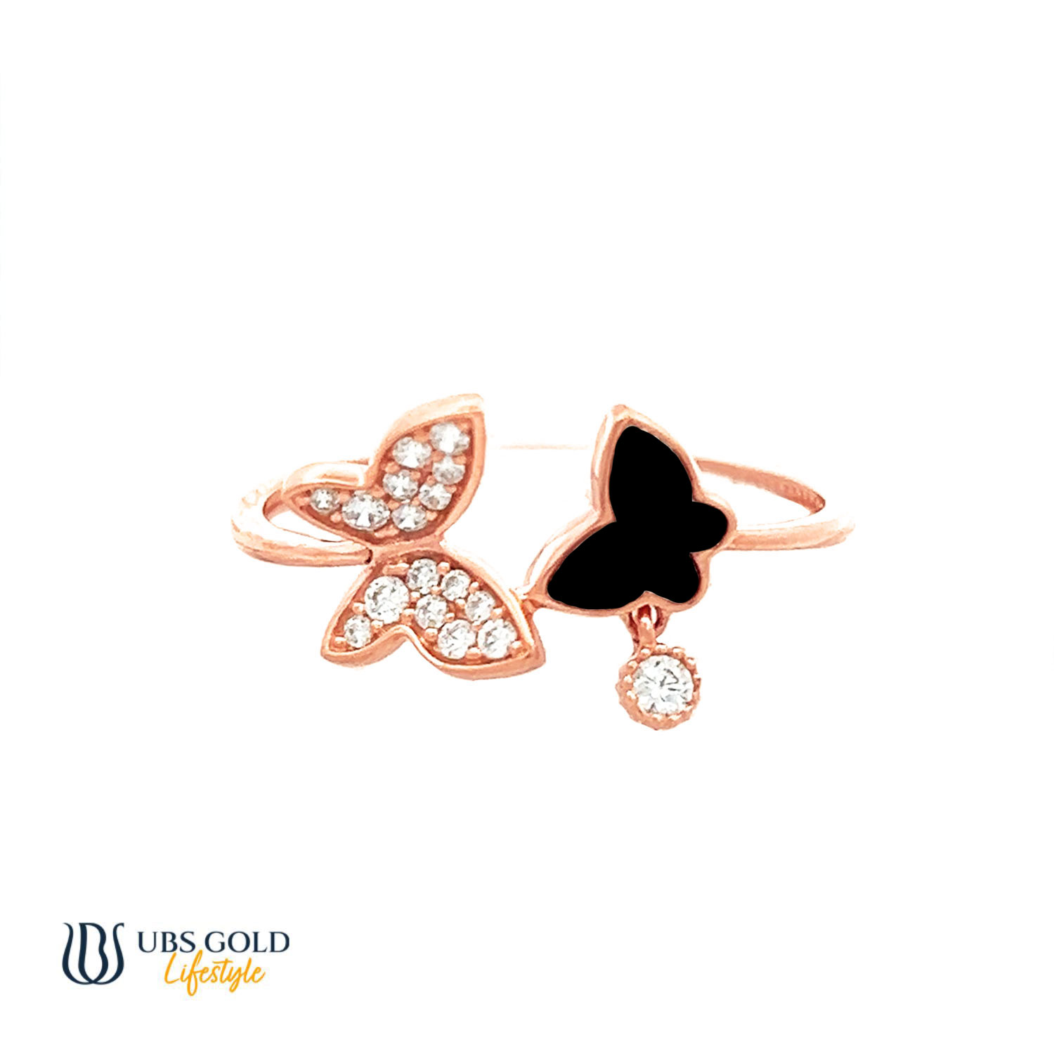 UBS Gold Cincin Emas Millie Molly - CC17124I - 17K