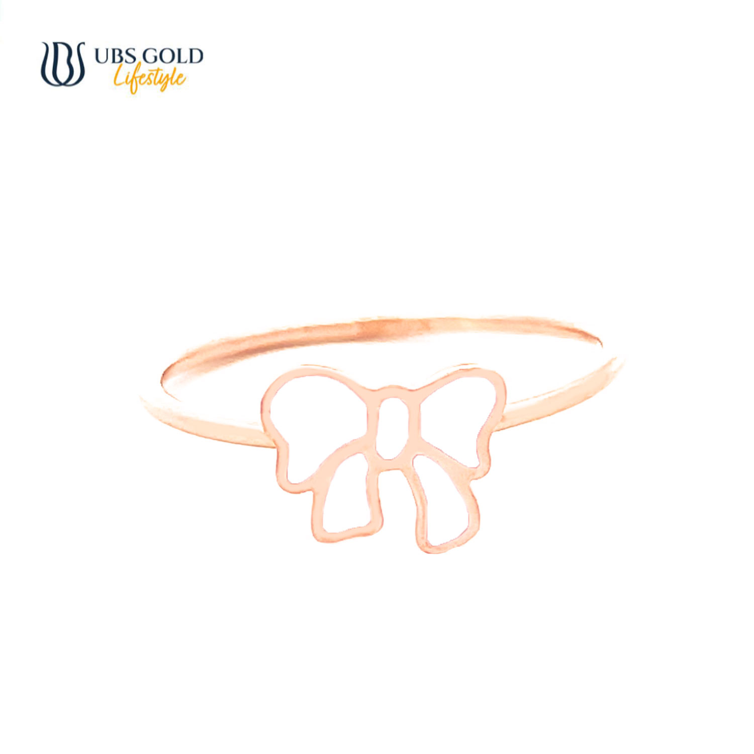 UBS Gold Cincin Emas Brigita - Cc70726W - 17K