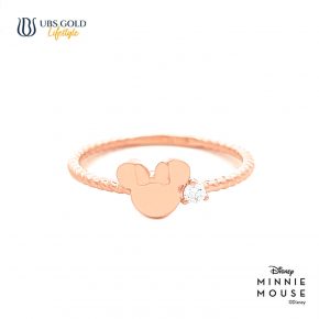 UBS Gold Cincin Emas Disney Minnie Mouse - Ccy0208 - 17K