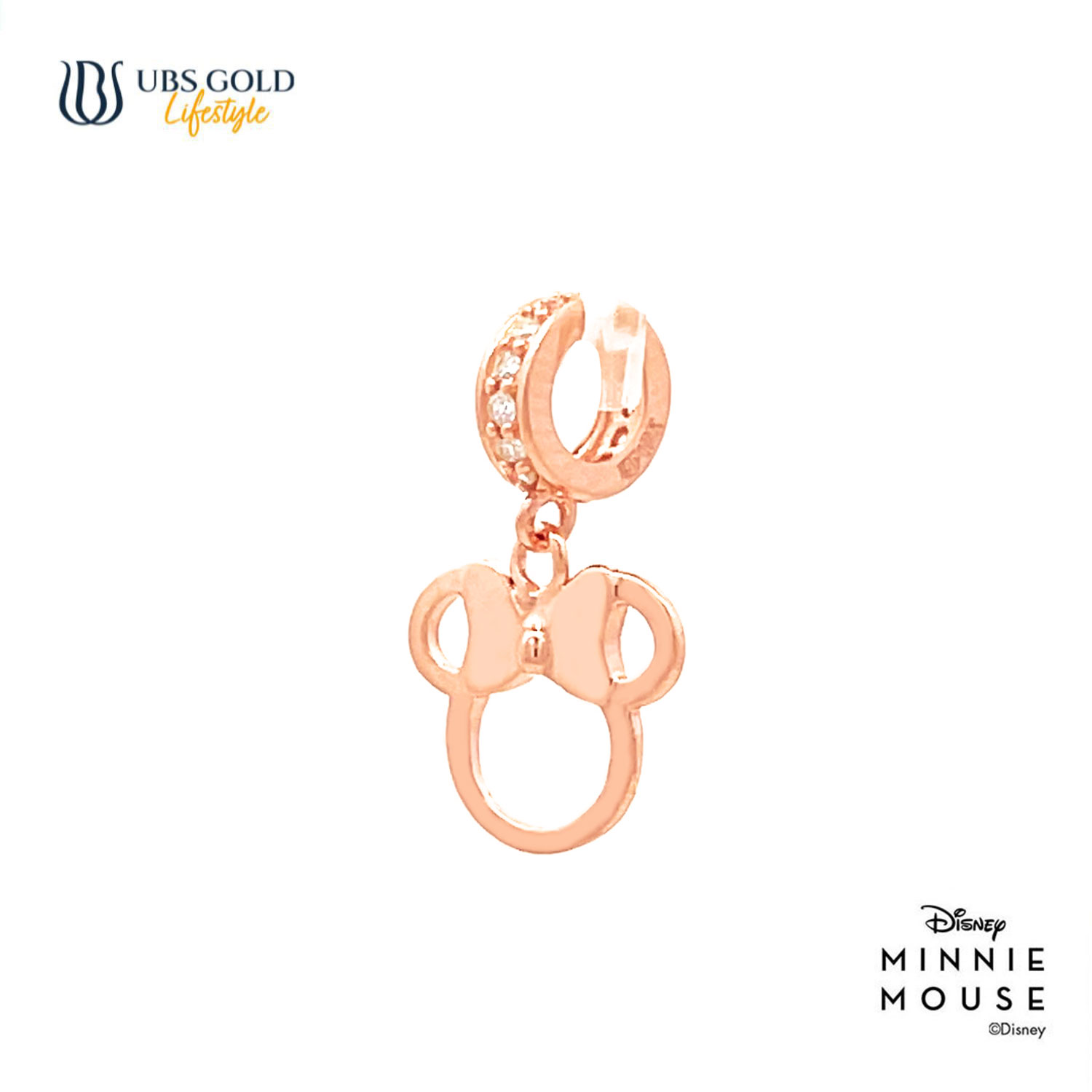 UBS Gold Liontin Emas Disney Minnie Mouse - Cly0050 - 17K