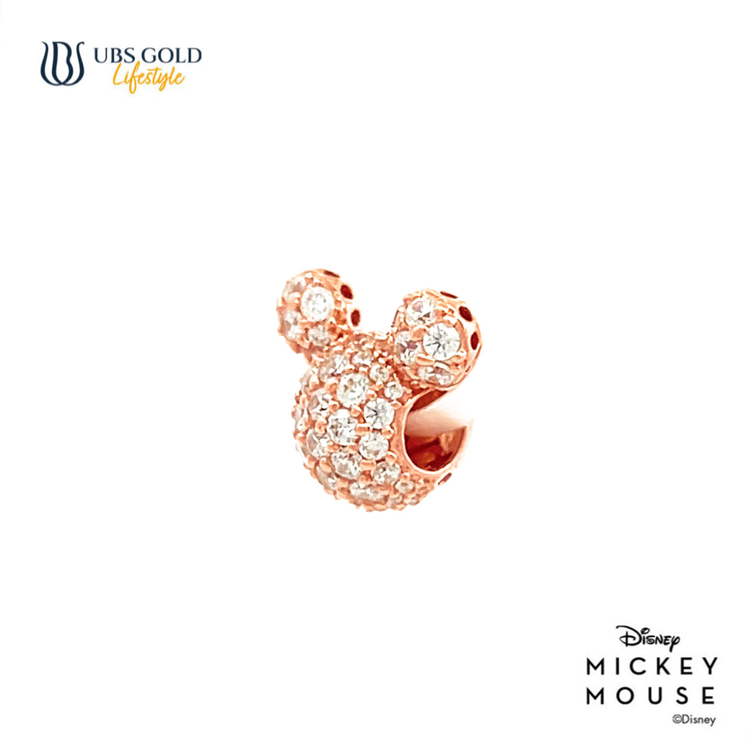 UBS Gold Liontin Emas Disney Mickey Mouse - Cmy0139 - 17K