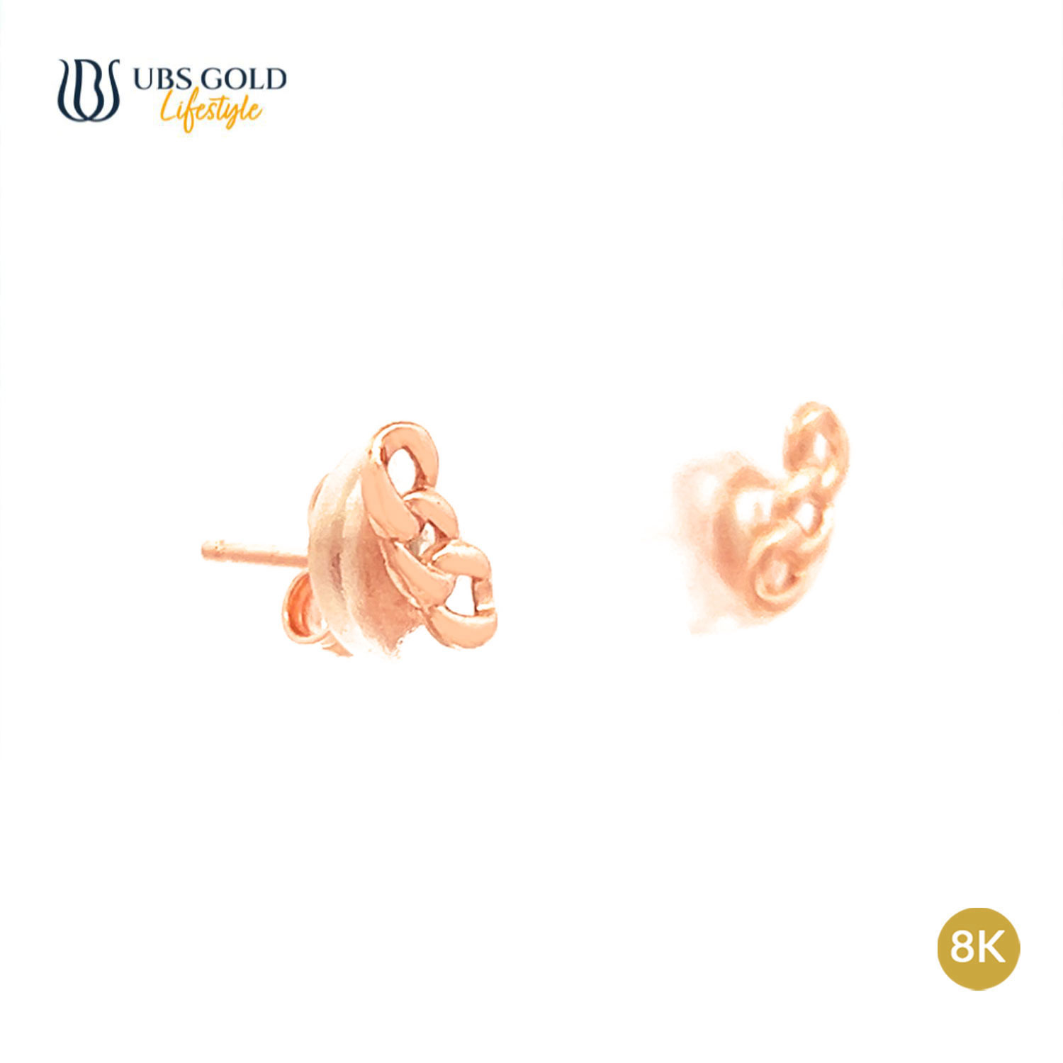 UBS Gold Anting Emas Luna - Cwh0162K - 8K