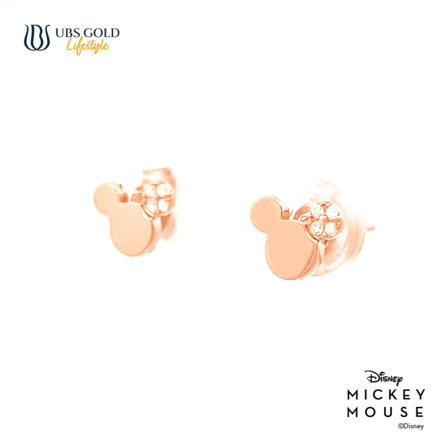 UBS Gold Anting Emas Disney Mickey Mouse - Cwy0056 - 17K