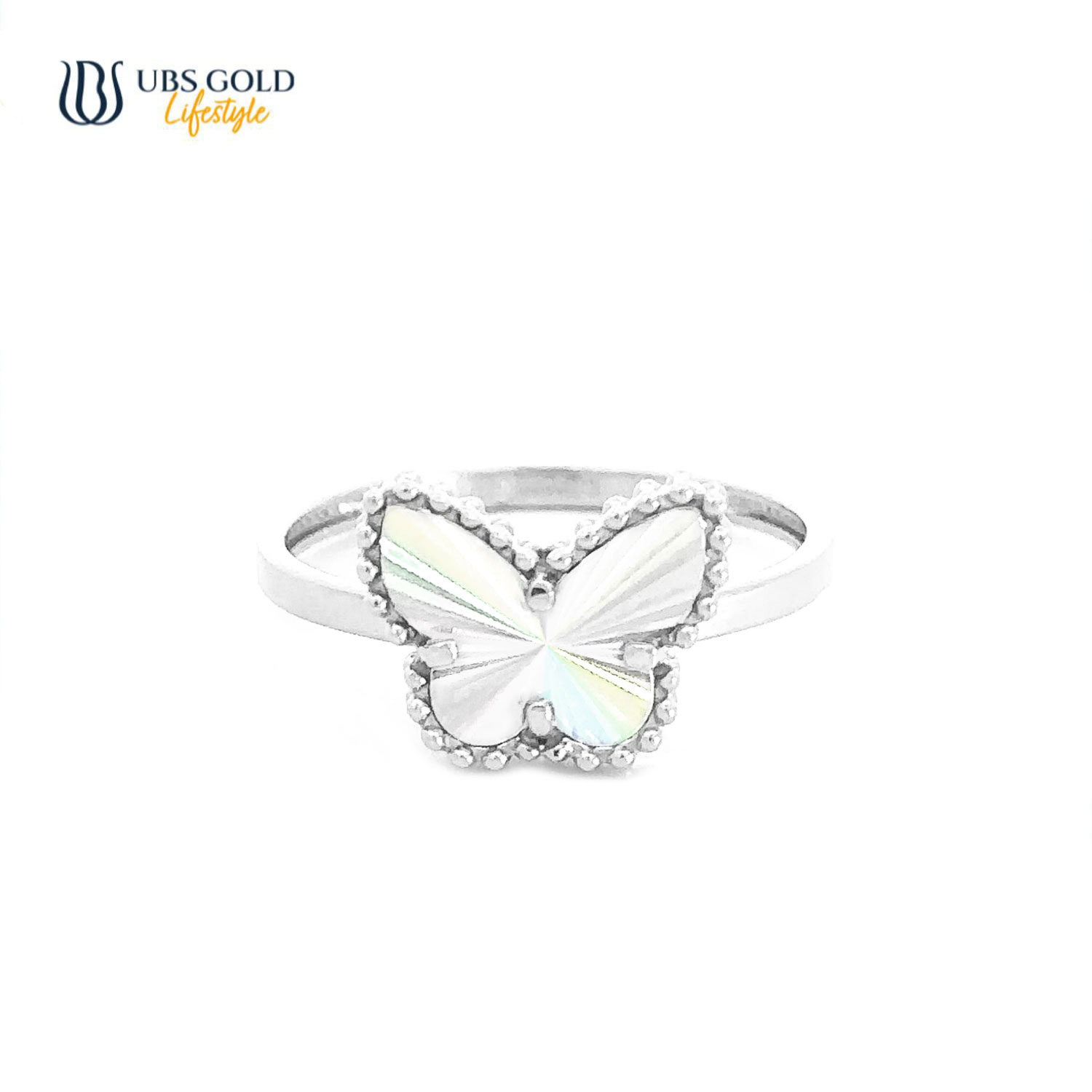 UBS Gold Cincin Emas Millie Molly Rainbow - E6c0019 - 17K