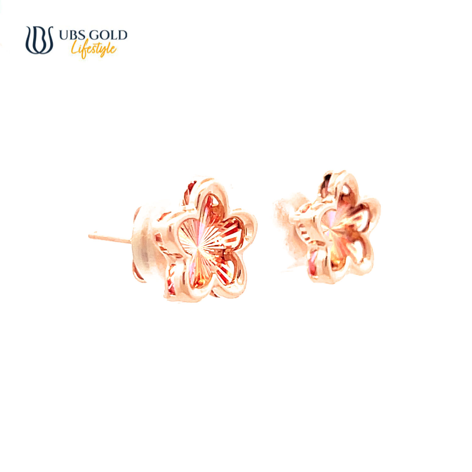 UBS Gold Anting Emas Rainbow - E6w0013 - 17K