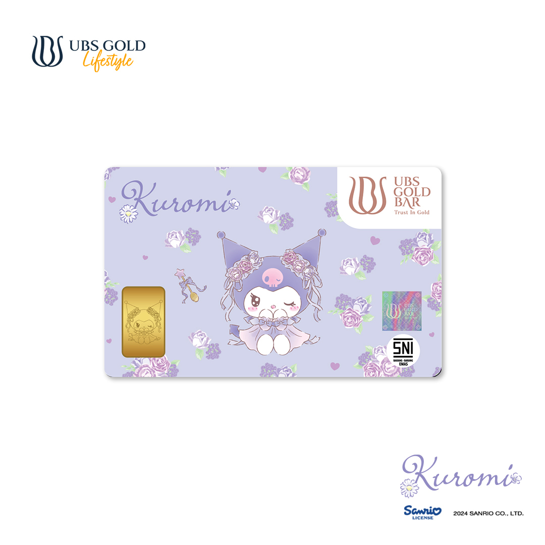 UBS Gold Logam Mulia Sanrio Kuromi Flower 2 Gr