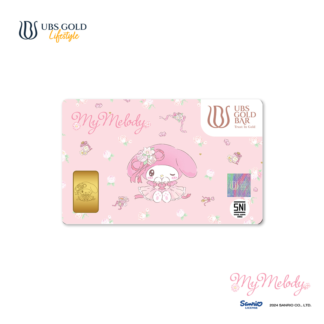 UBS Gold Logam Mulia Sanrio My Melody Flower 2 Gr