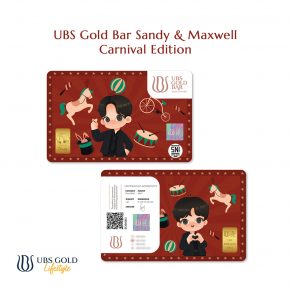 UBS Gold Logam Mulia Edisi Spesial Sandy dan Maxwell 1 Gr – Carnival