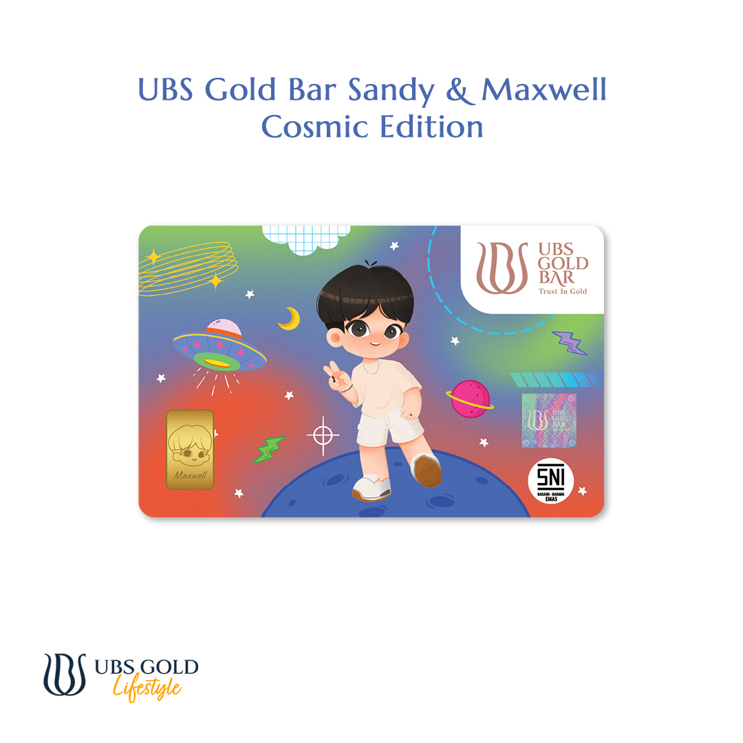 UBS Gold Logam Mulia Edisi Spesial Maxwell dan Sandy 1 Gr - Cosmic