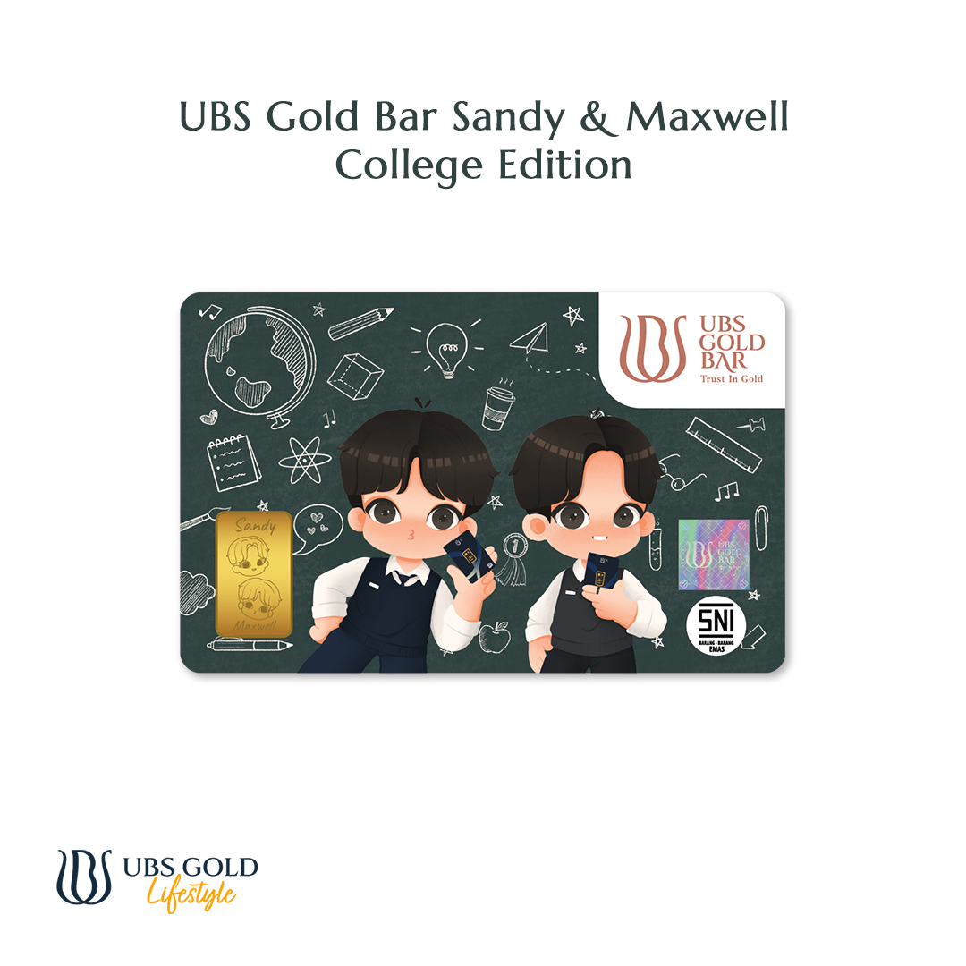 UBS Gold Logam Mulia Edisi Spesial Maxwell dan Sandy 2 Gr - College