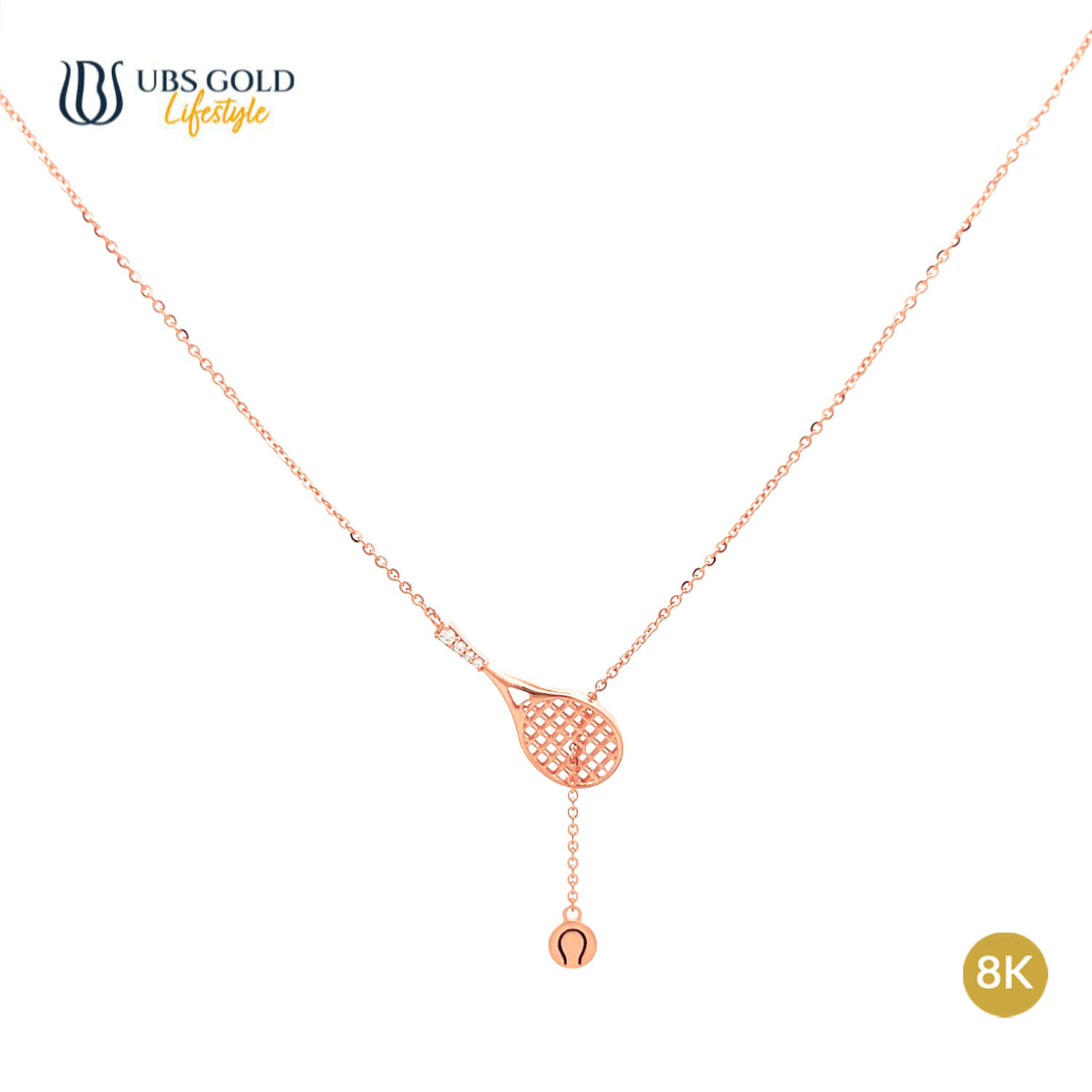 UBS Gold Kalung Emas Vila - Kdk0345K - 8K