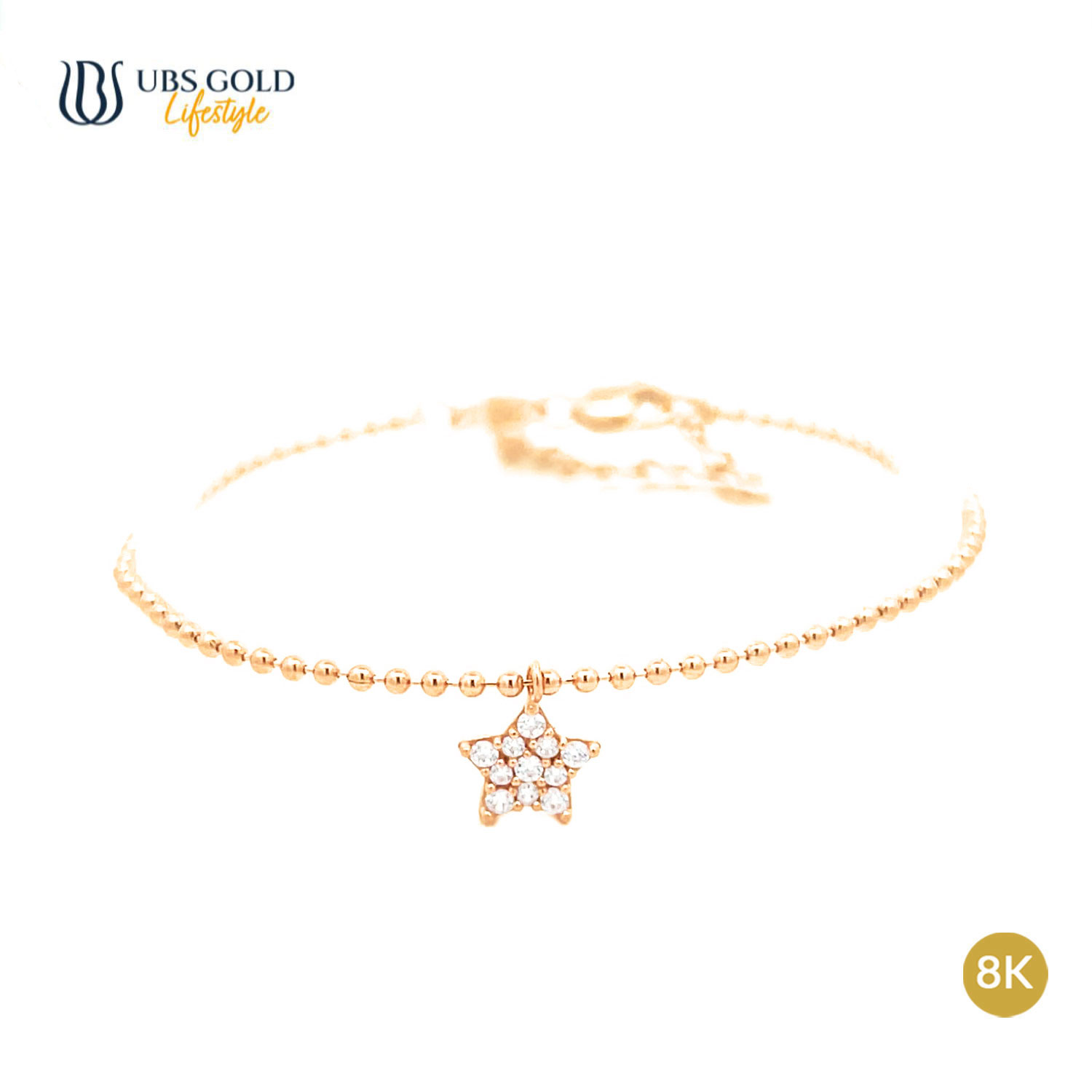 UBS Gold Gelang Emas Millie Molly - Kgv7181K - 8K