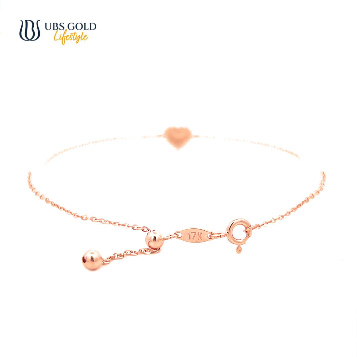 UBS Gold Gelang Emas Millie Molly - Kgv7190 - 17K