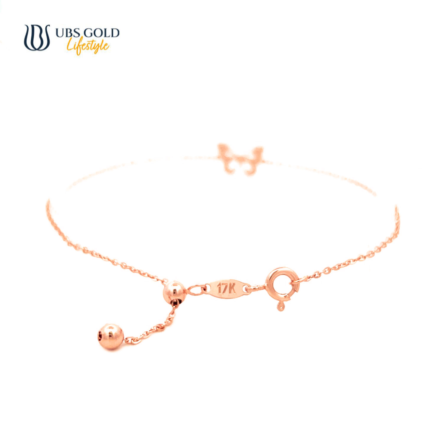 UBS Gold Gelang Emas Millie Molly - Kgv7191 - 17K