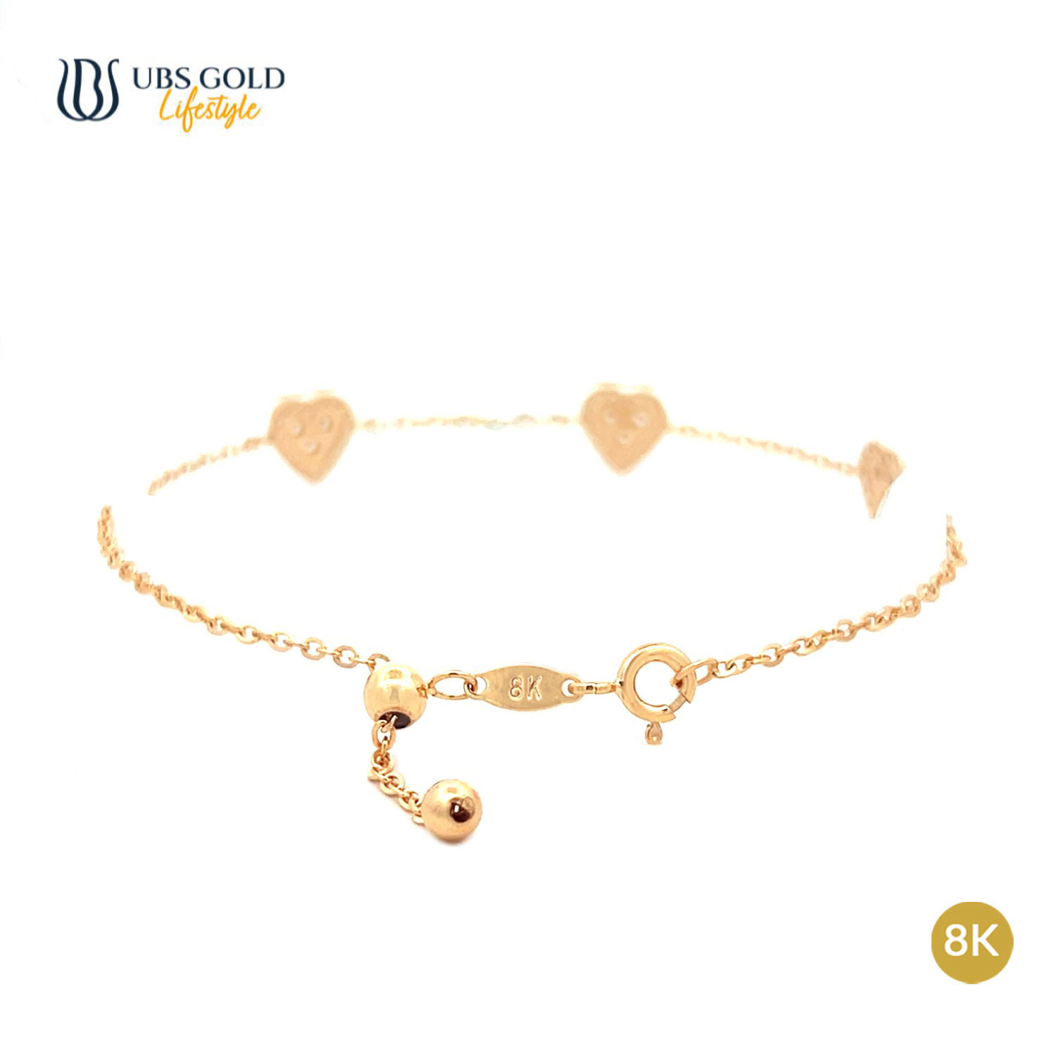 UBS Gold Gelang Emas Millie Molly - Kgv7211K - 8K