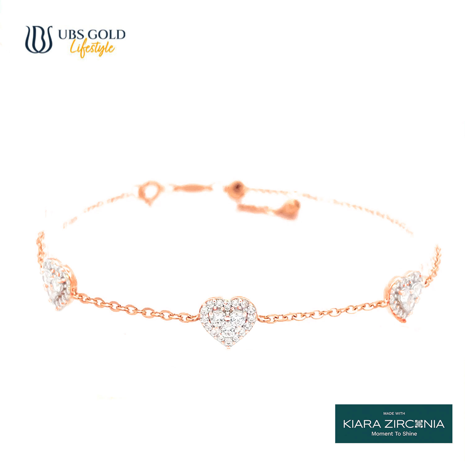 UBS Gold Gelang Emas Millie Molly - Kgv7211 - 17K