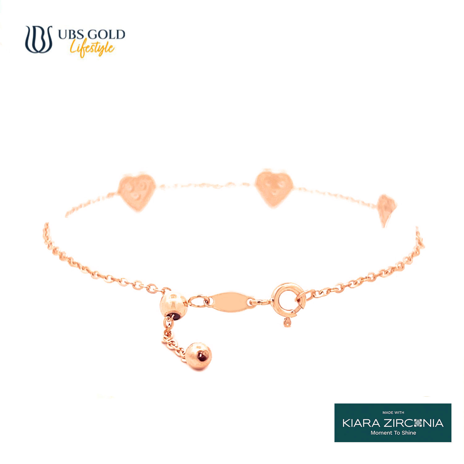 UBS Gold Gelang Emas Millie Molly - Kgv7211 - 17K