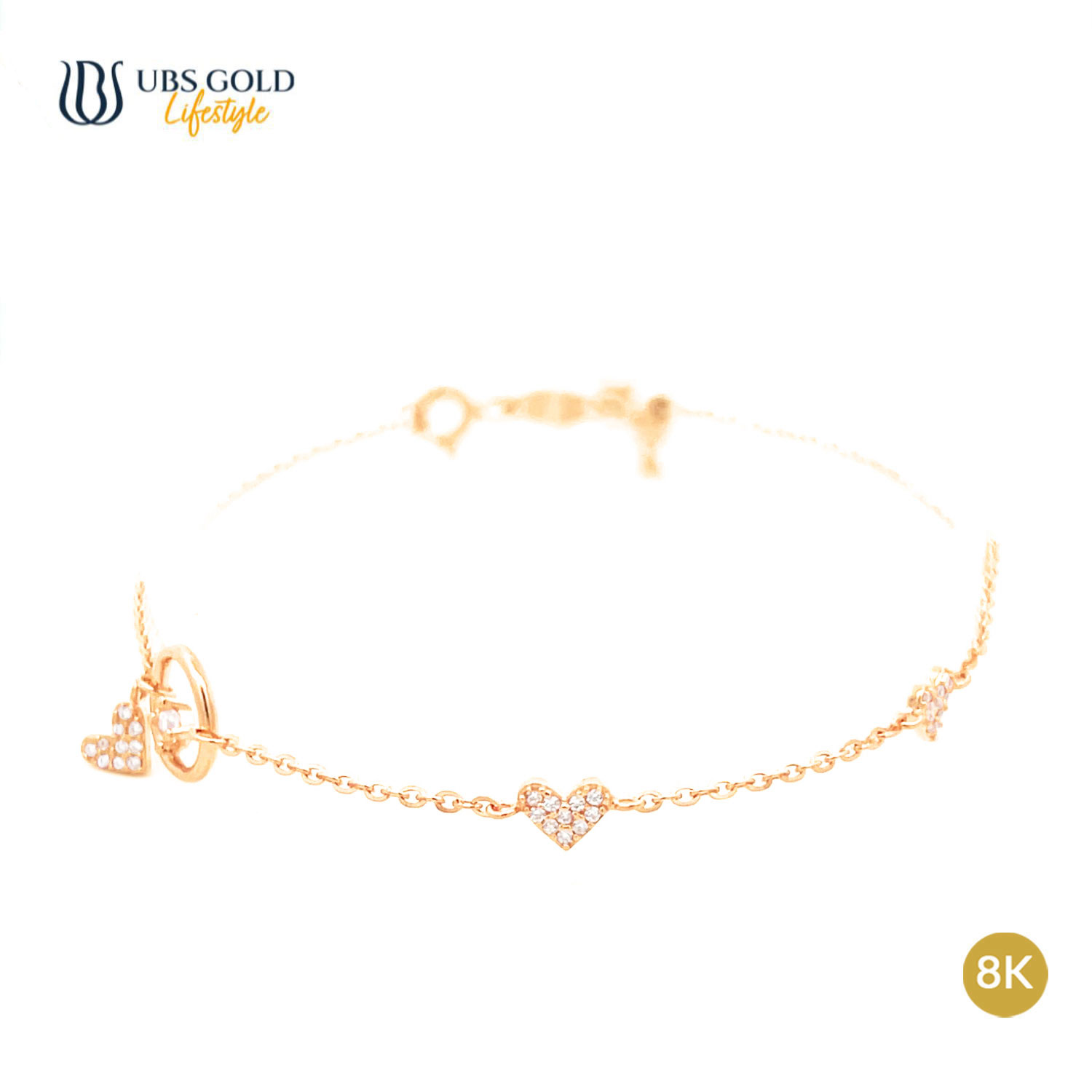 UBS Gold Gelang Emas Millie Molly - Kgv7234K - 8K