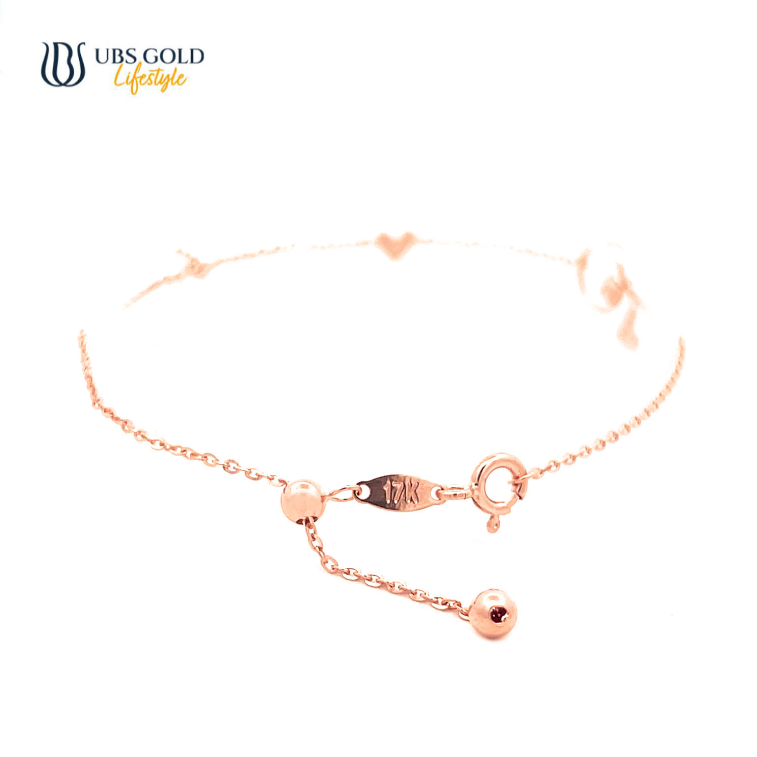 UBS Gold Gelang Emas Millie Molly - Kgv7234 - 17K