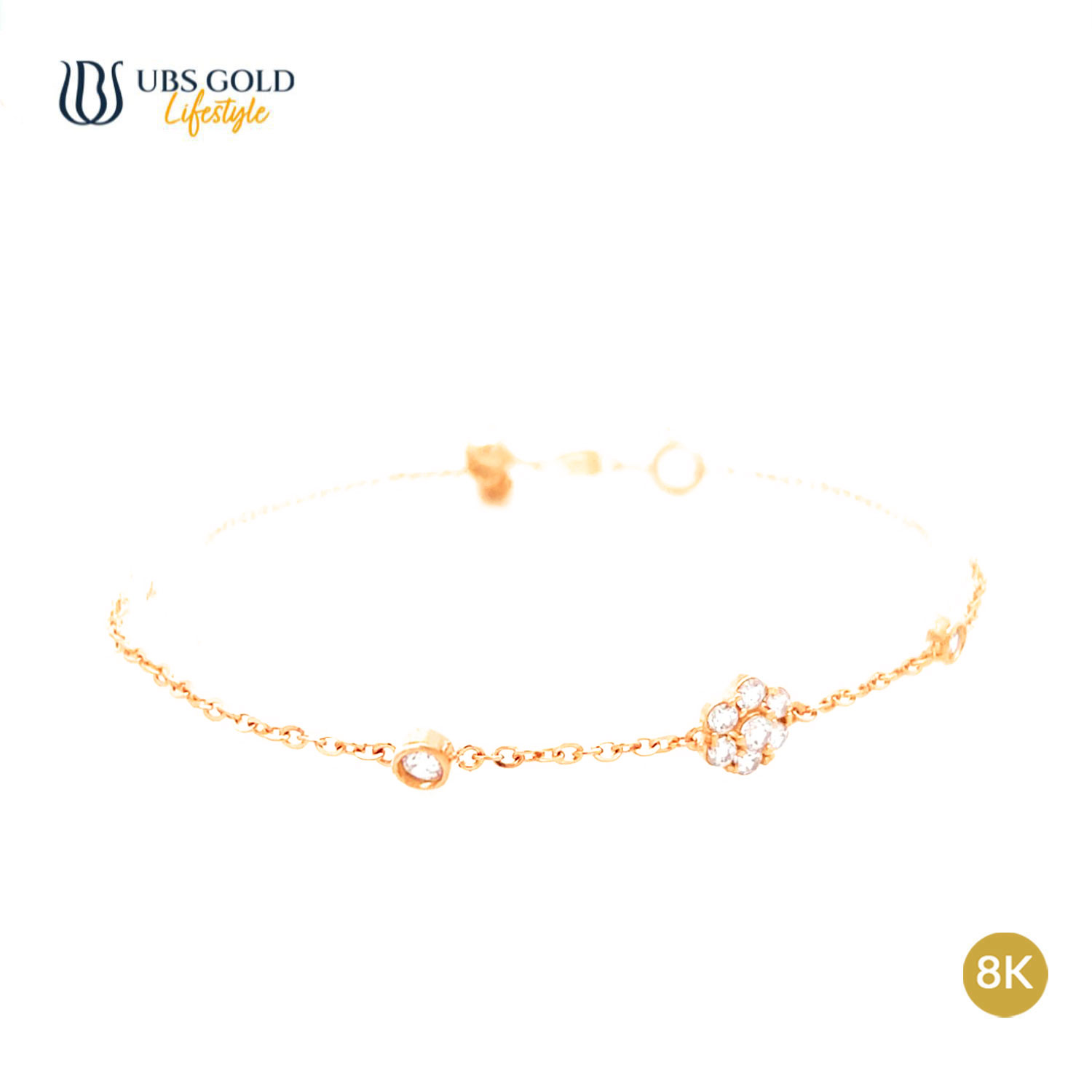 UBS Gold Gelang Emas Millie Molly - Kgv7241K - 8K