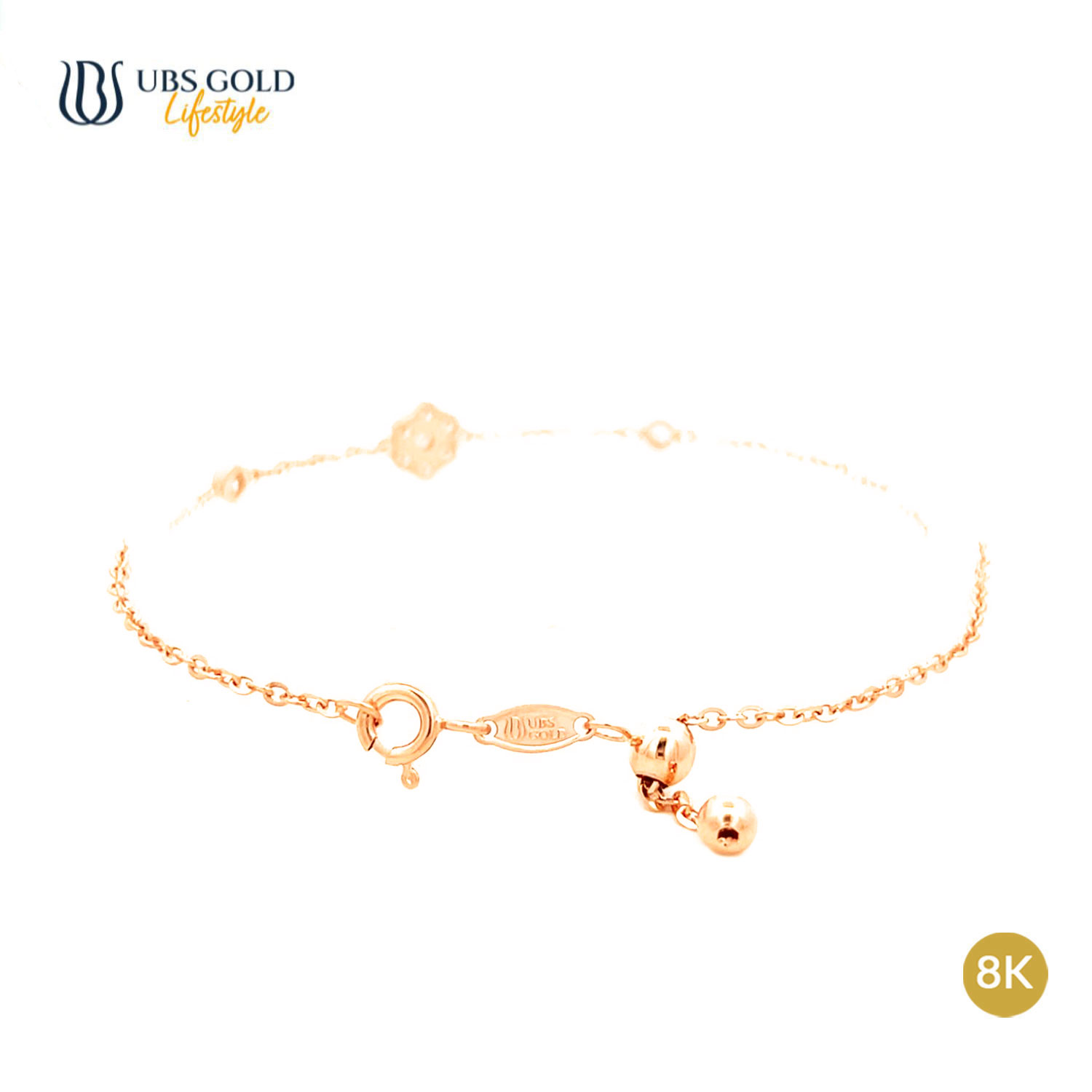 UBS Gold Gelang Emas Millie Molly - Kgv7241K - 8K