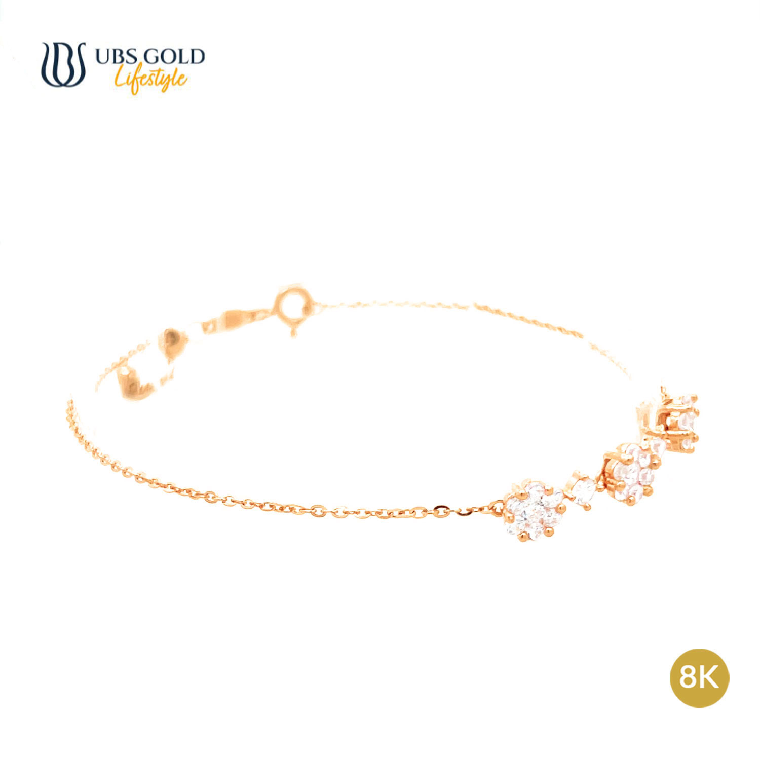 UBS Gold Gelang Emas Millie Molly - Kgv7257K - 8K