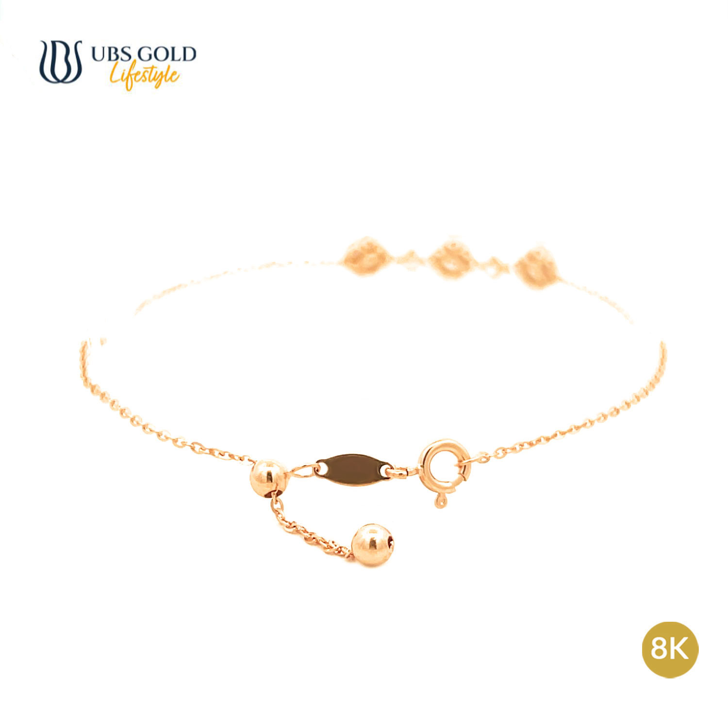 UBS Gold Gelang Emas Millie Molly - Kgv7257K - 8K