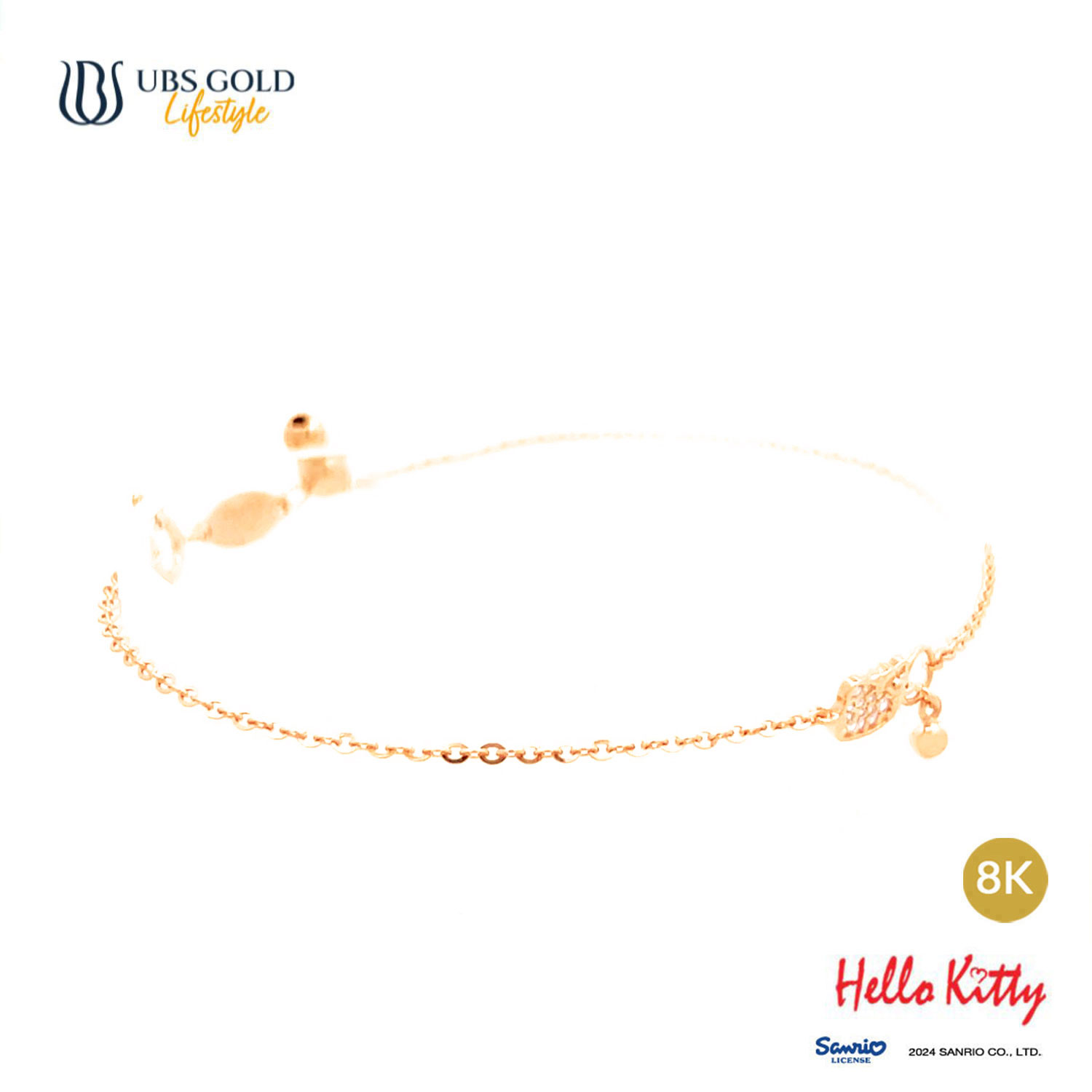 UBS Gold Gelang Emas Sanrio Hello Kitty - Kgz0026K - 8K