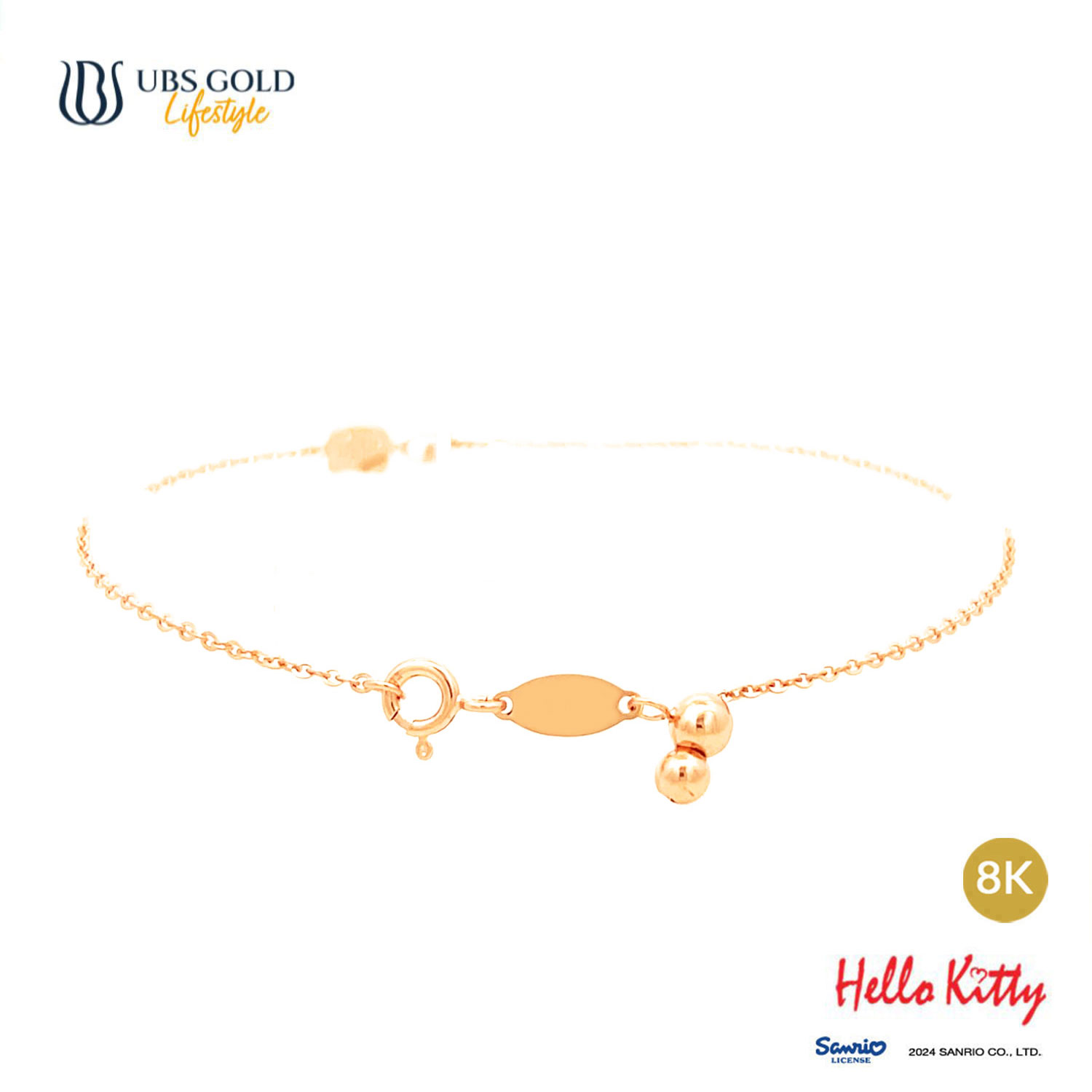 UBS Gold Gelang Emas Sanrio Hello Kitty - Kgz0026K - 8K