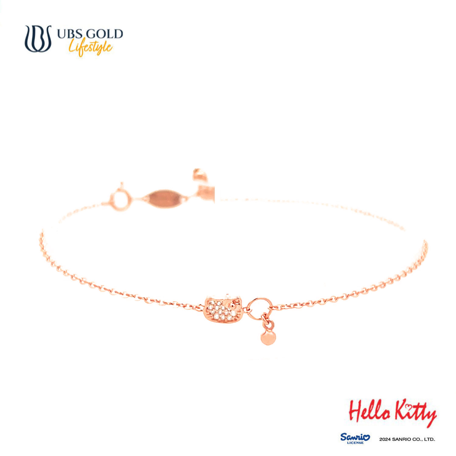 UBS Gold Gelang Emas Sanrio Hello Kitty - Kgz0026 - 17K