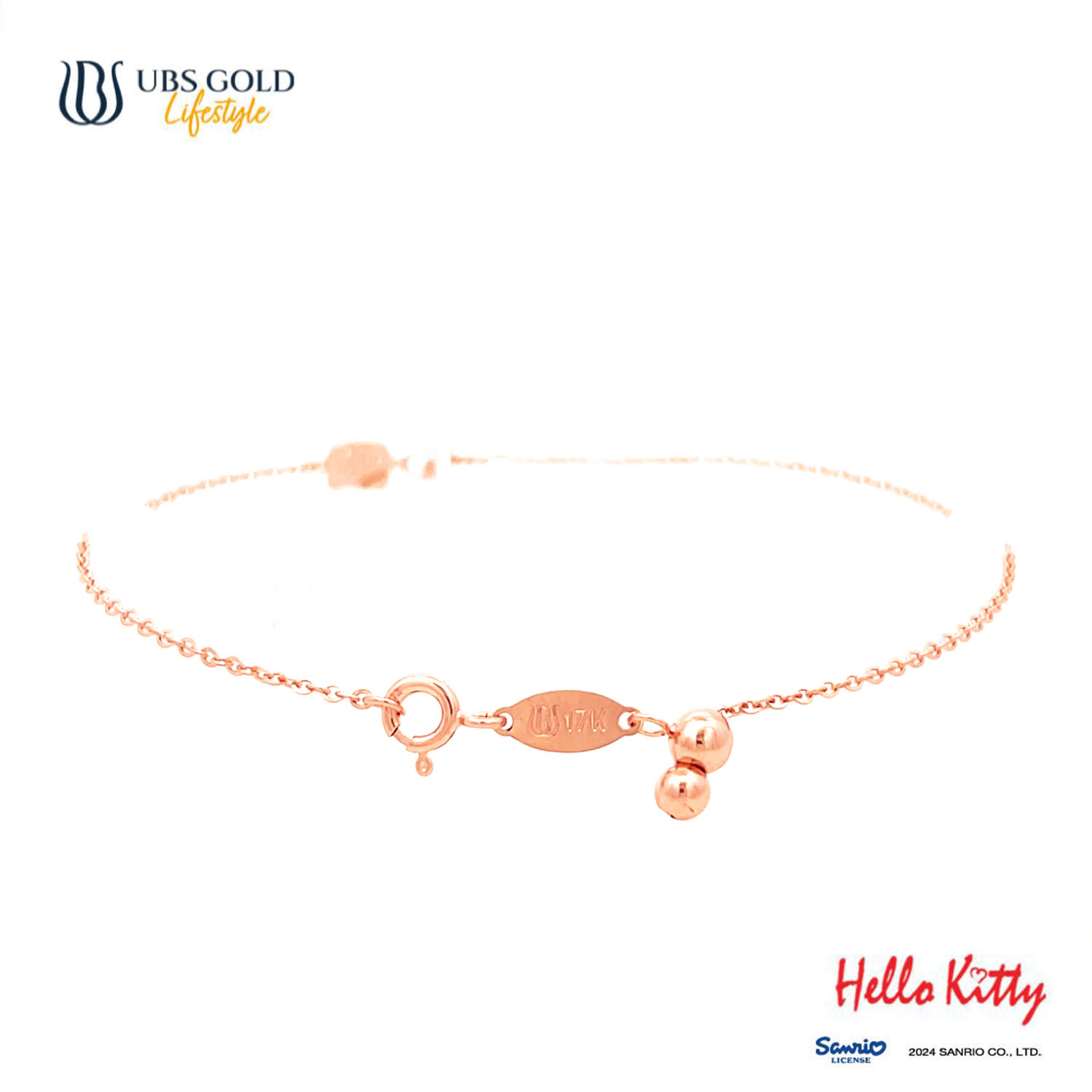 UBS Gold Gelang Emas Sanrio Hello Kitty - Kgz0026 - 17K