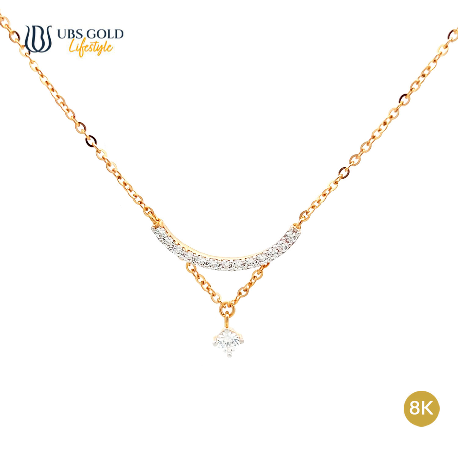 UBS Gold Kalung Emas Millie Molly - Kkv15314K - 8K