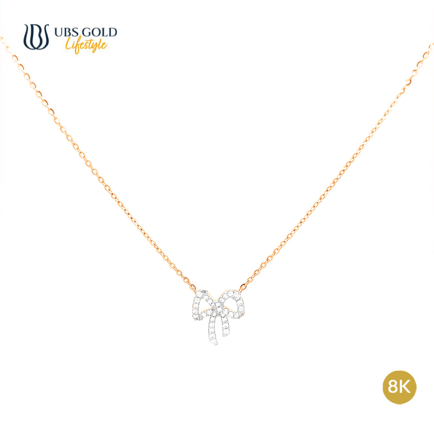 UBS Gold Kalung Emas Luna - Kkv15527K - 8K