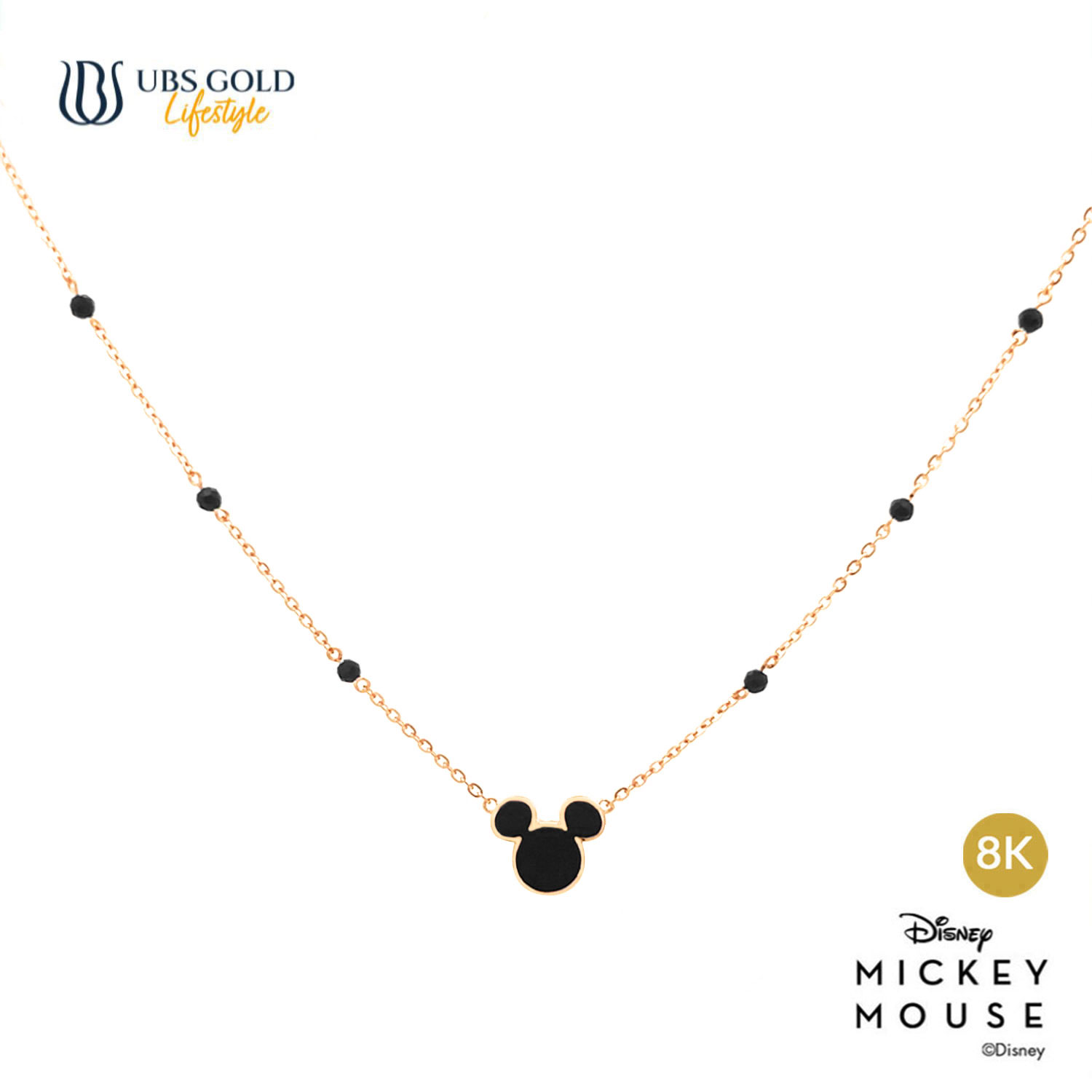 UBS Gold Kalung Emas Disney Mickey Mouse - Kky0476K - 8K