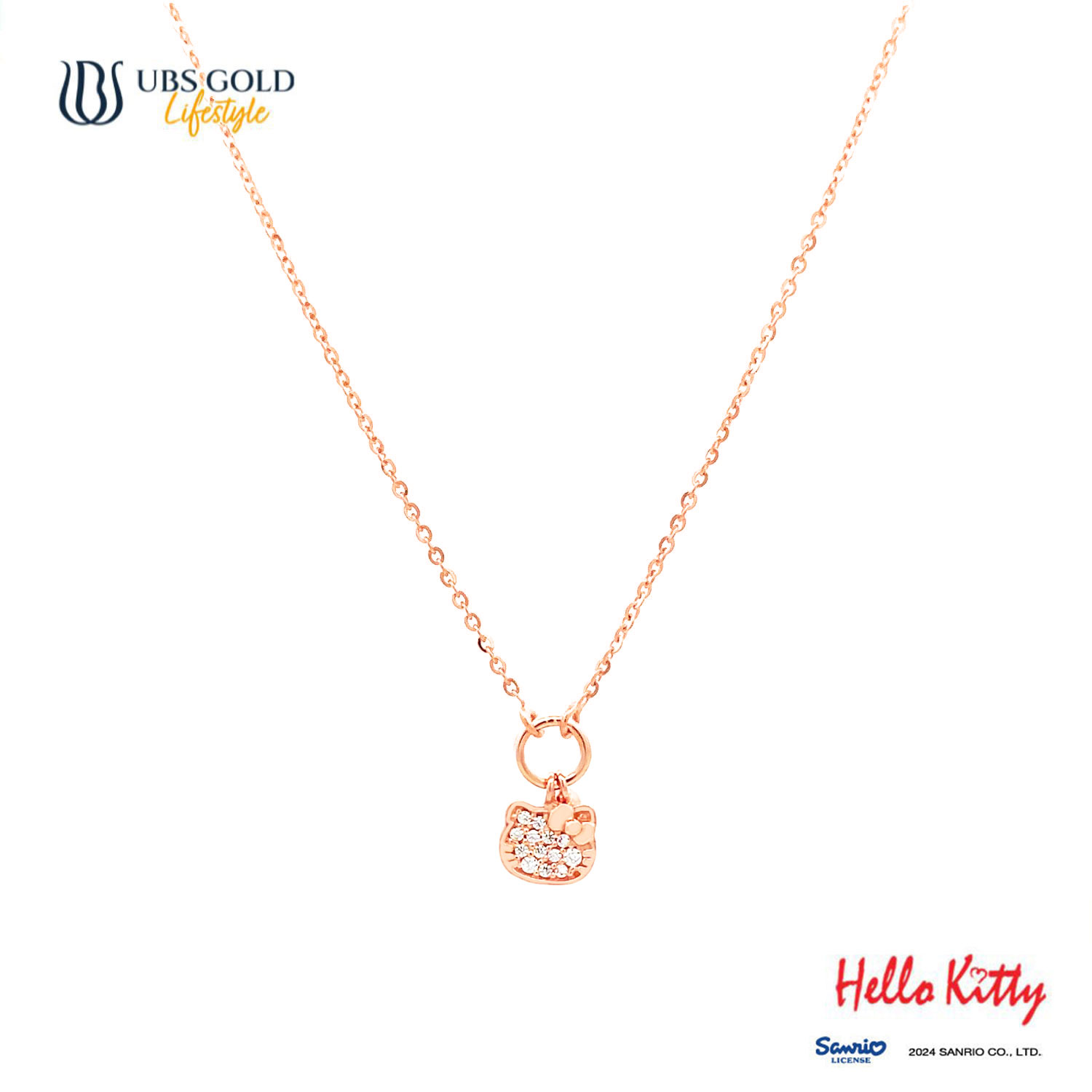 UBS Gold Kalung Emas Sanrio Hello Kitty - Kkz0132 - 17K