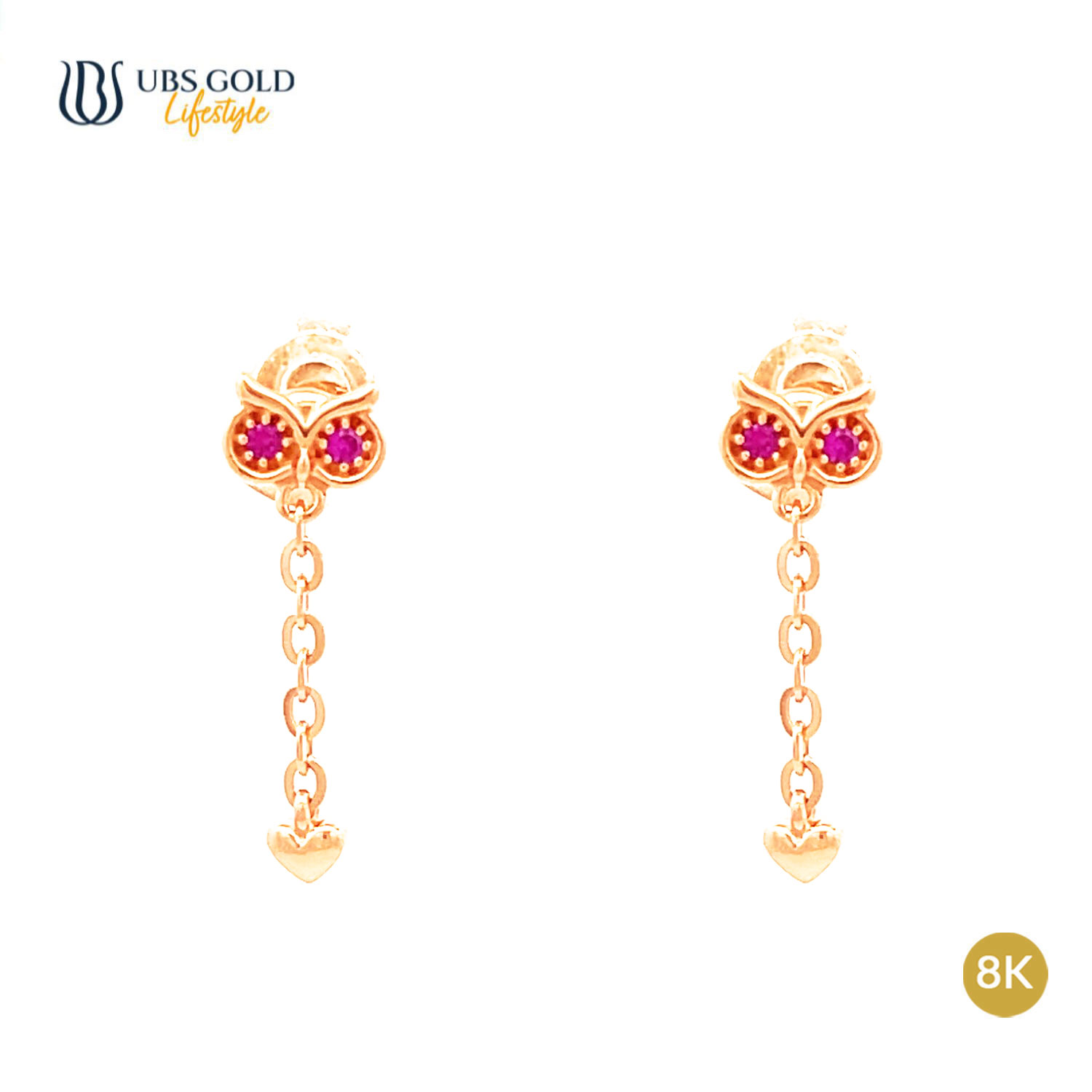 UBS Gold Anting Emas Millie Molly - Ksw1069K - 8K