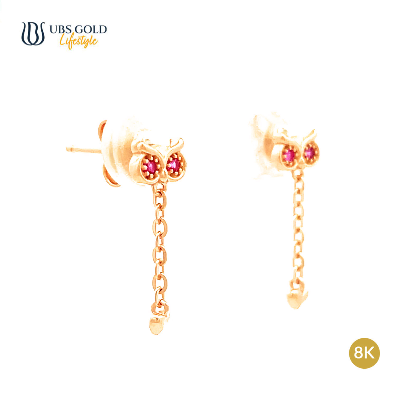 UBS Gold Anting Emas Millie Molly - Ksw1069K - 8K