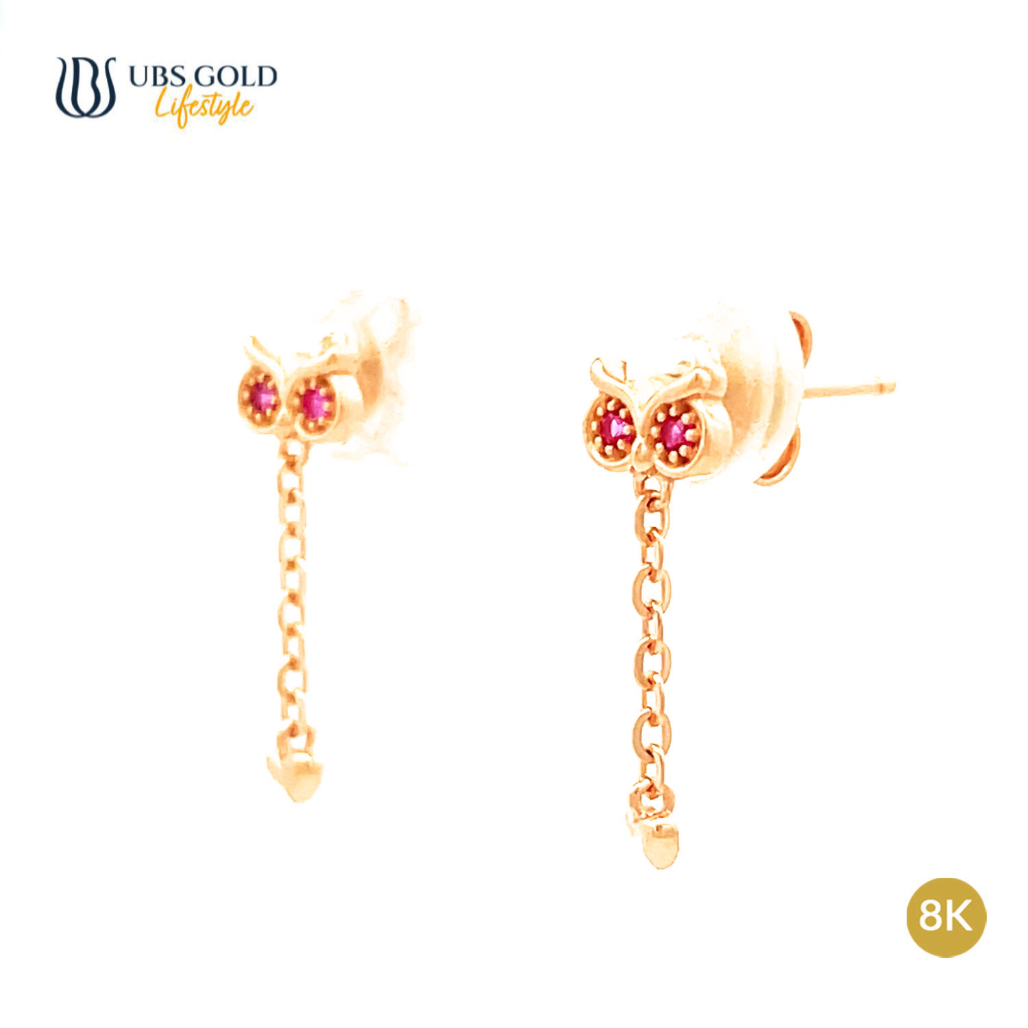 UBS Gold Anting Emas Millie Molly - Ksw1069K - 8K