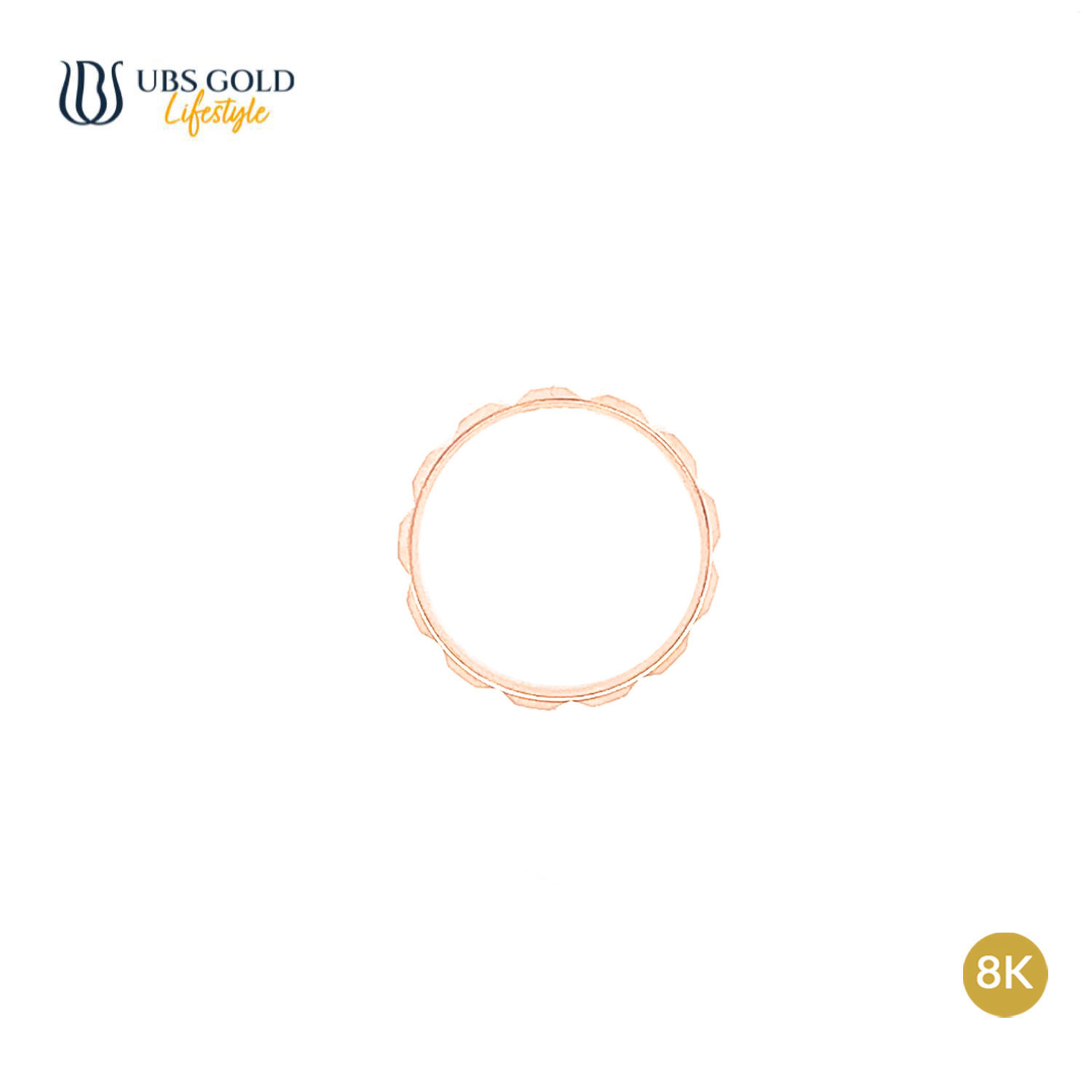 UBS Gold Cincin Emas Vici - V7c0005K - 8K