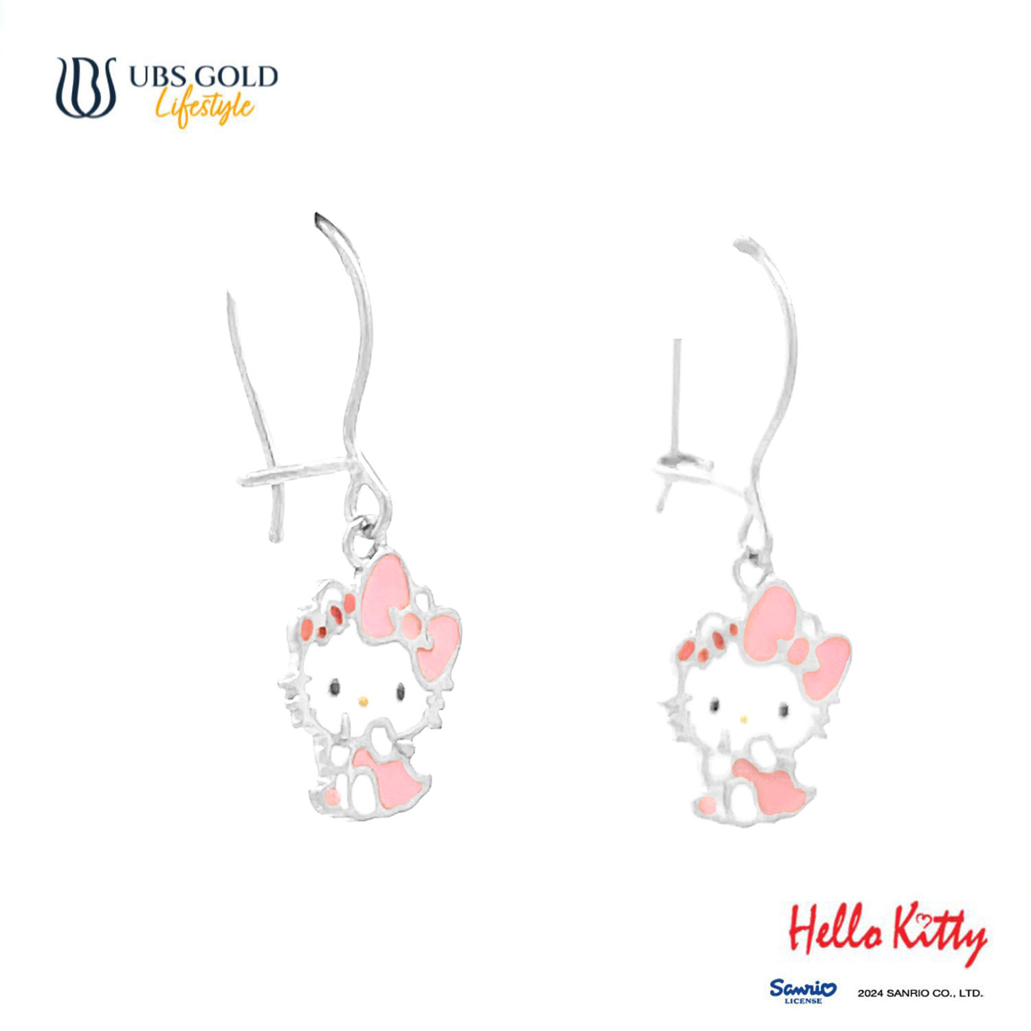 UBS Gold Anting Emas Anak Sanrio Hello Kitty - Aaz0041 - 17K