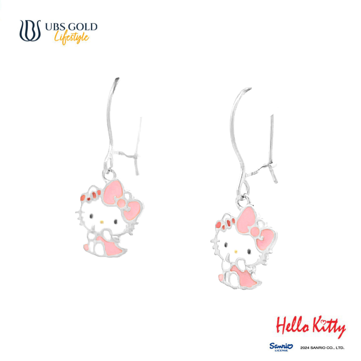 UBS Gold Anting Emas Anak Sanrio Hello Kitty - Aaz0041 - 17K