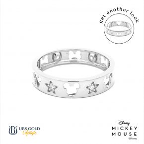 UBS Cincin Emas Disney Mickey & Minnie Mouse - Ccy0111 - 17K